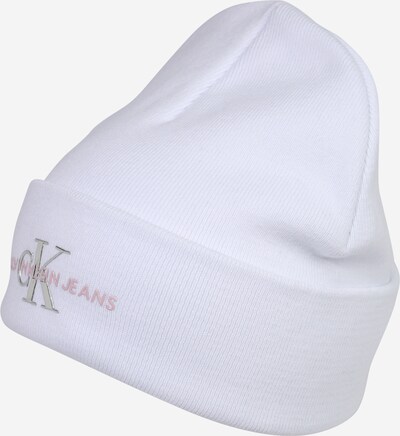 Căciulă Calvin Klein Jeans pe roz vechi / argintiu / alb, Vizualizare produs