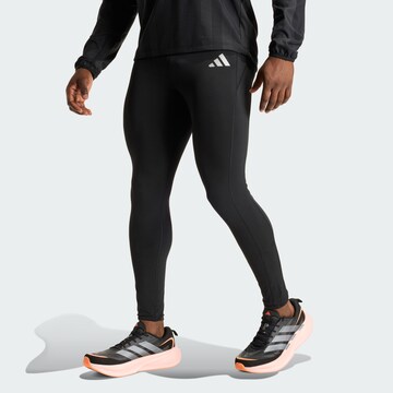 ADIDAS PERFORMANCE Skinny Workout Pants 'Adi365 Essentials ' in Black: front