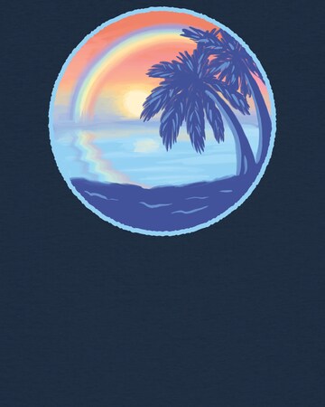 Watapparel Shirt ' Sunset Rainbow ' in Blau