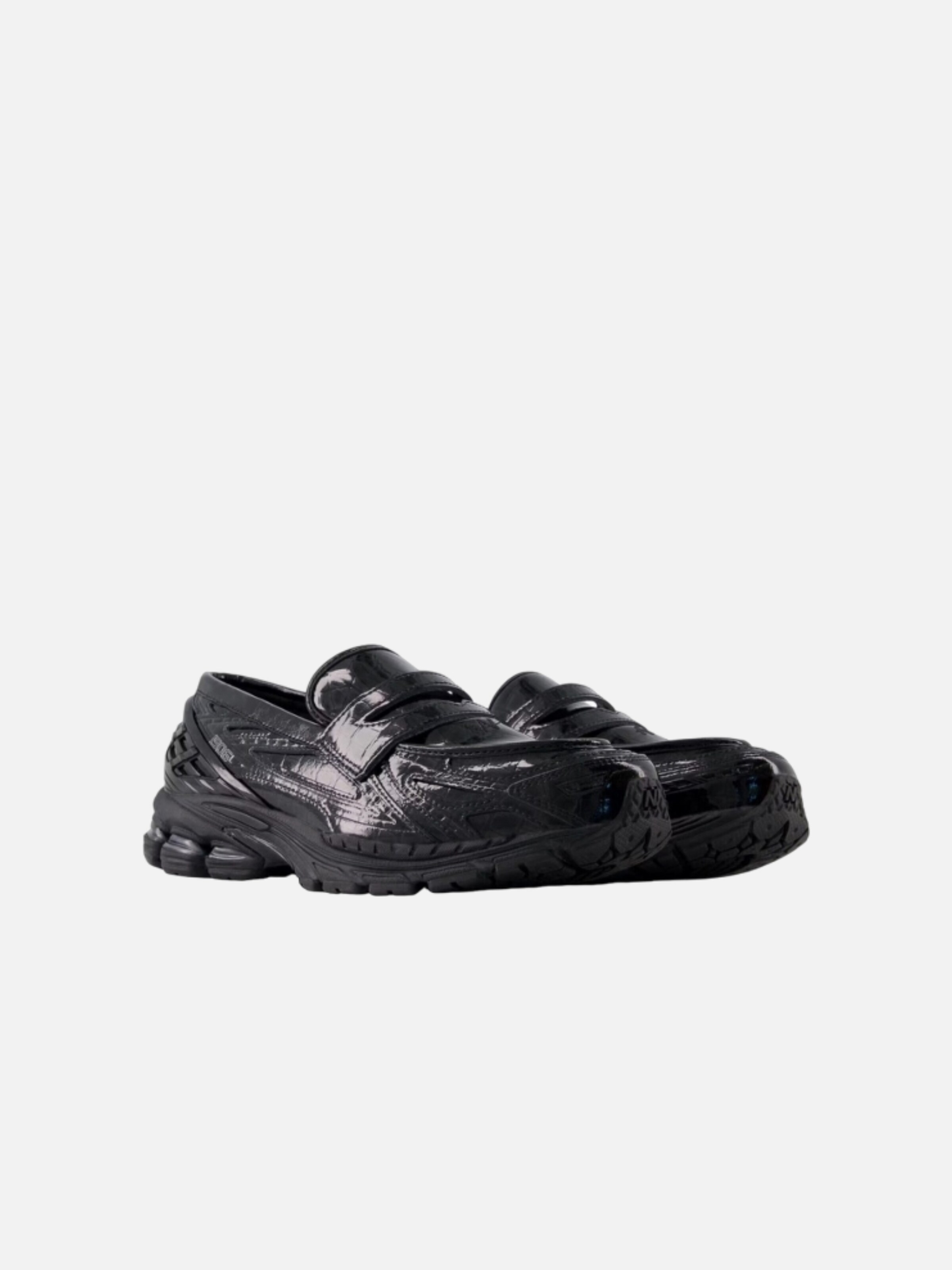 Scarpa slip-on 'New Balance 1906L Black Croc' di new balance in nero