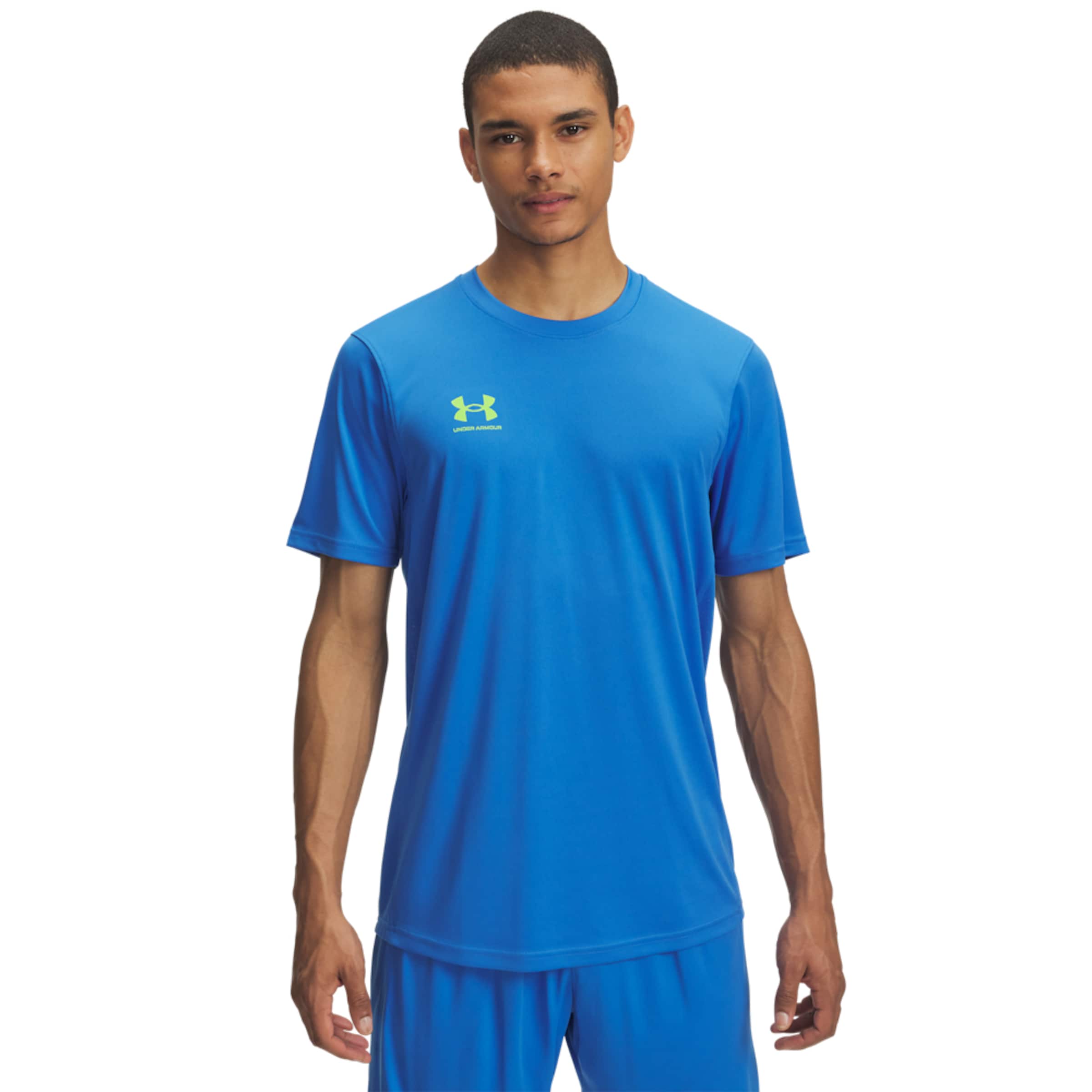 UNDER ARMOUR Performance shirt 'Challenger' in Blue: front