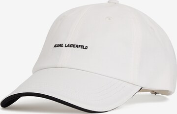 Șapcă 'Essential' de la Karl Lagerfeld pe alb: față