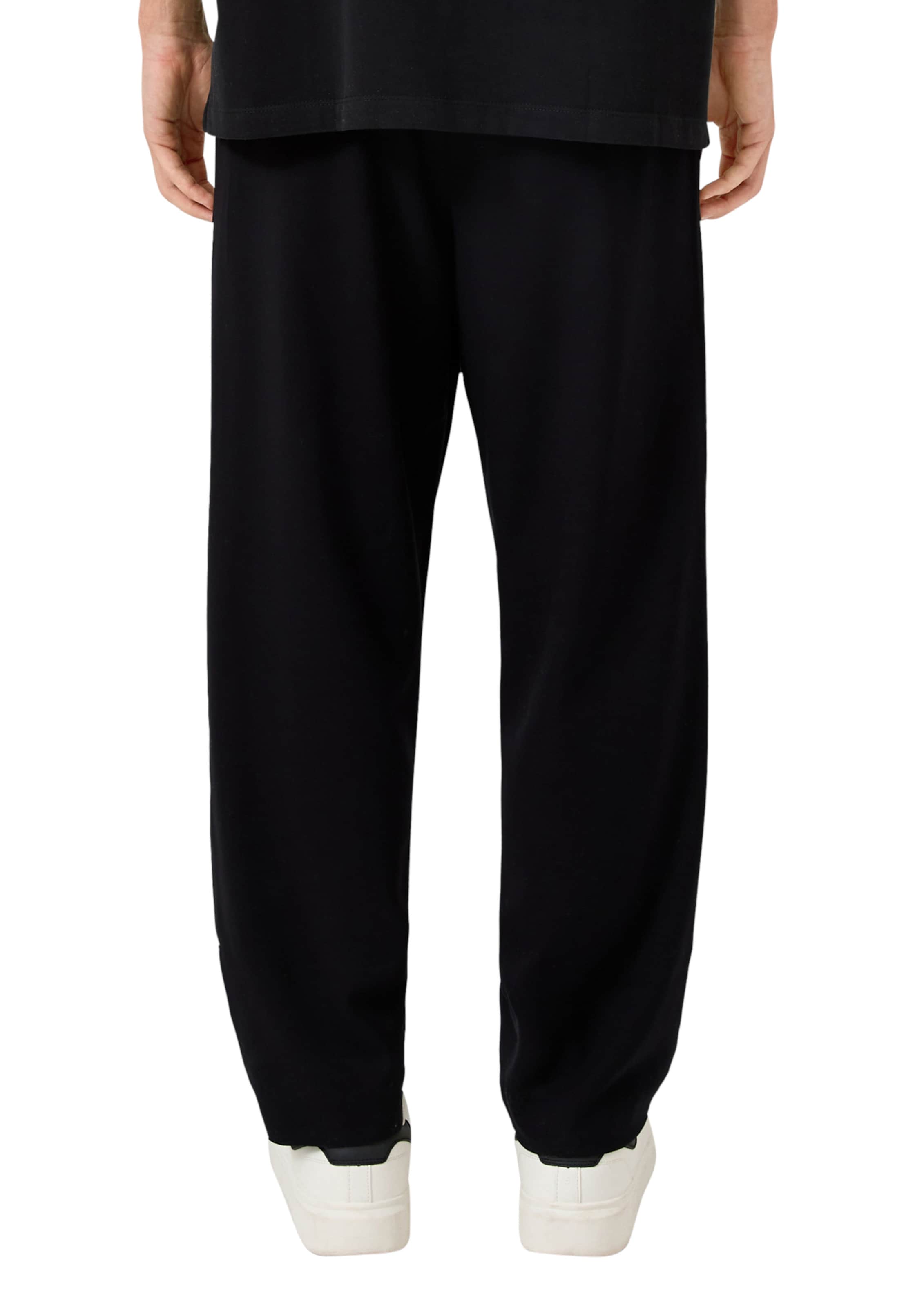 Regular Pantalon QS en noir