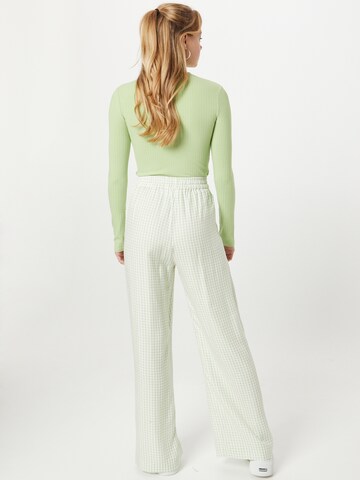 Esmé Studios Wide leg Broek 'Della' in Groen