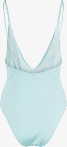 PIECES Bustier Badeanzug  'Venize' in Blau