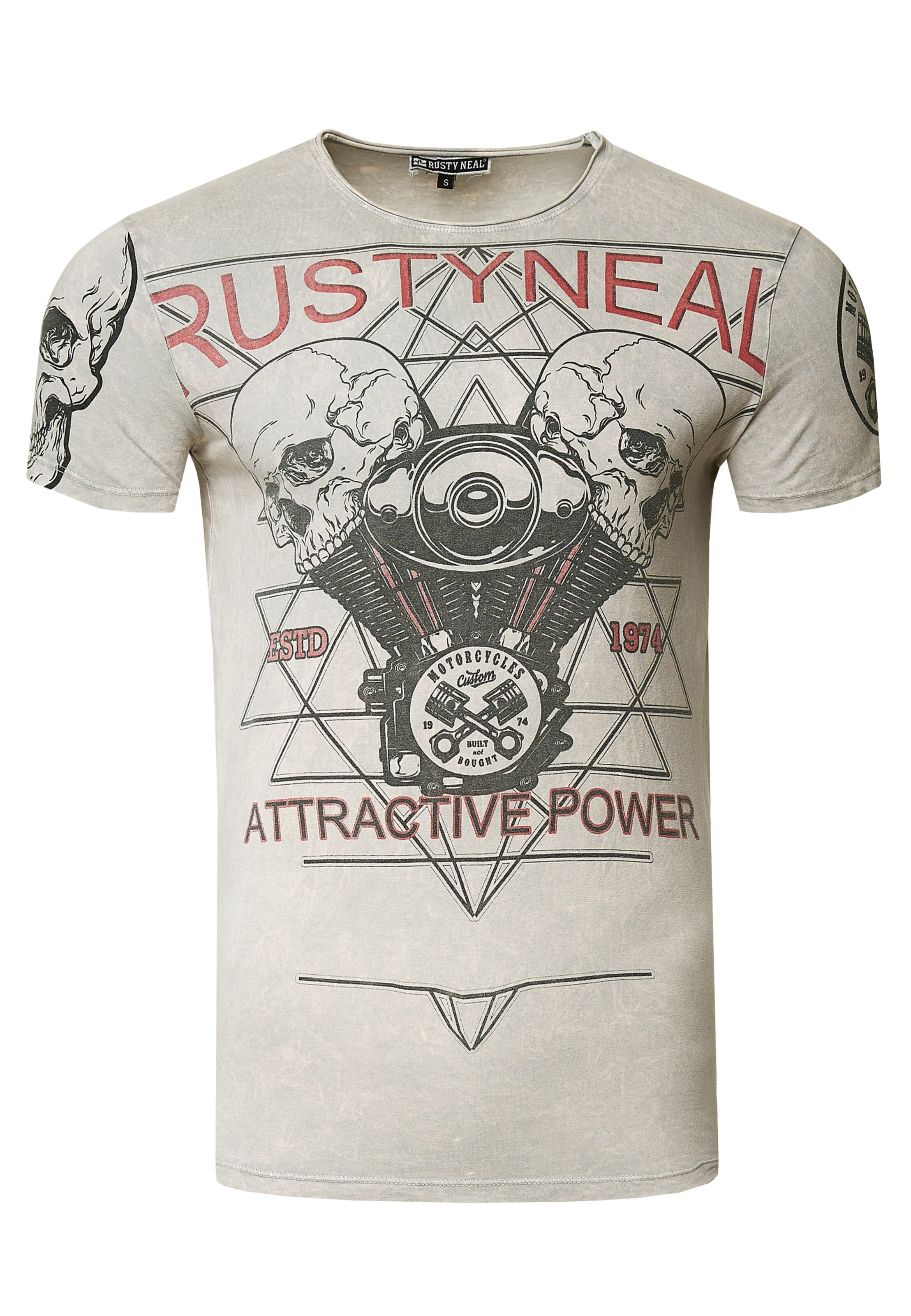 Rusty Neal Shirt in Grey: front