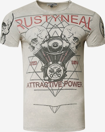 Rusty Neal Shirt in Grey: front