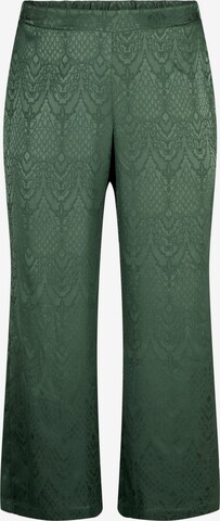 Pantalon 'MAJAT' Zizzi en vert : devant