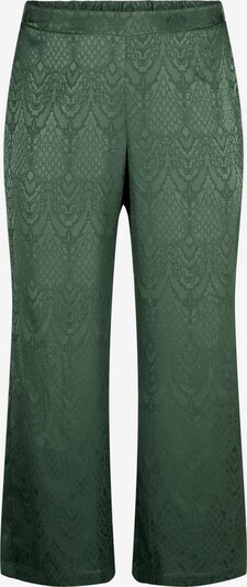 Zizzi Pantalon 'MAJAT' en vert foncé, Vue avec produit