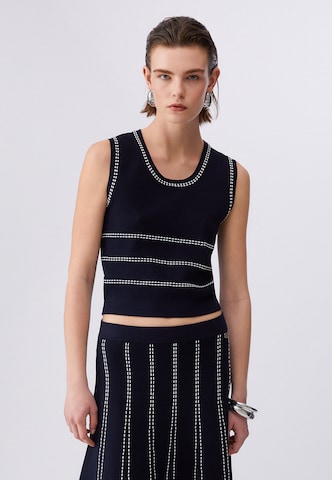 Liu Jo Stick felső - fekete: elől