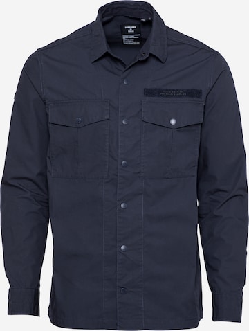 Superdry Overhemd in Blauw: voorkant