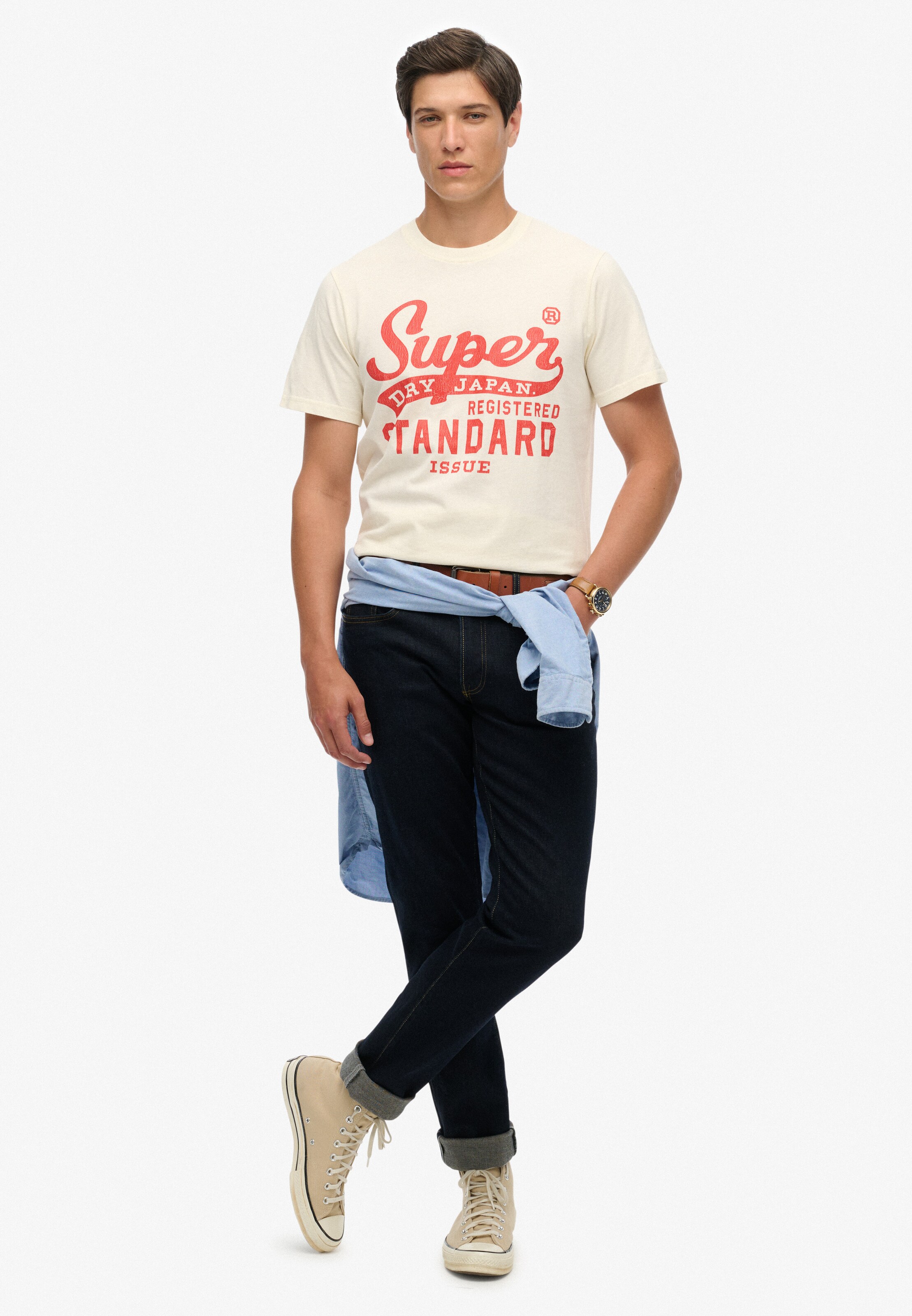 T-Shirt Superdry & Co en beige