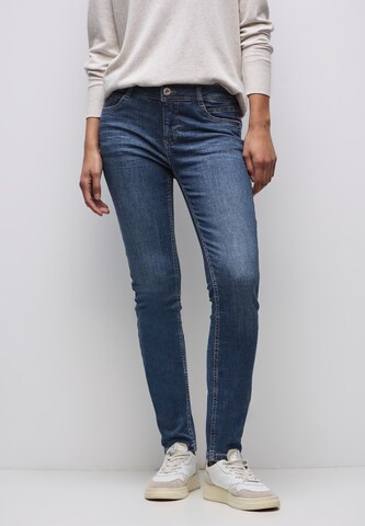 STREET ONE Slim fit Jeans in Blue: front