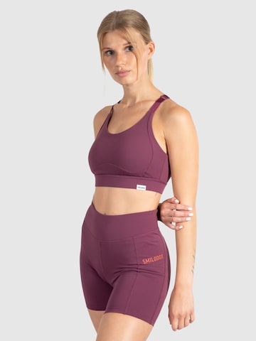 Bustier Soutien-gorge de sport 'Althea' Smilodox en violet