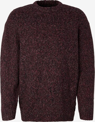 TOM TAILOR DENIM Sweater in Red: front