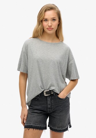 T-shirt Superdry en gris : devant