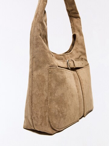 Bershka Kabelka na rameno - Hnedá