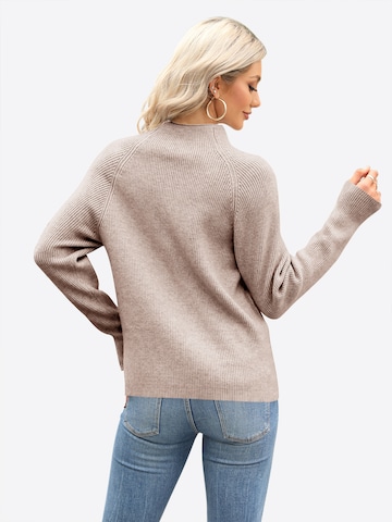 Imily Bela Sveter - Béžová: zadná strana