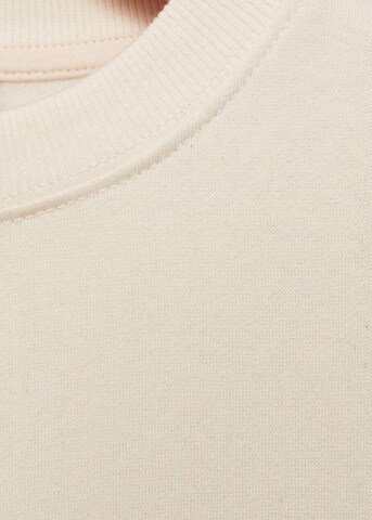 MANGO MAN Sweatshirt in Beige