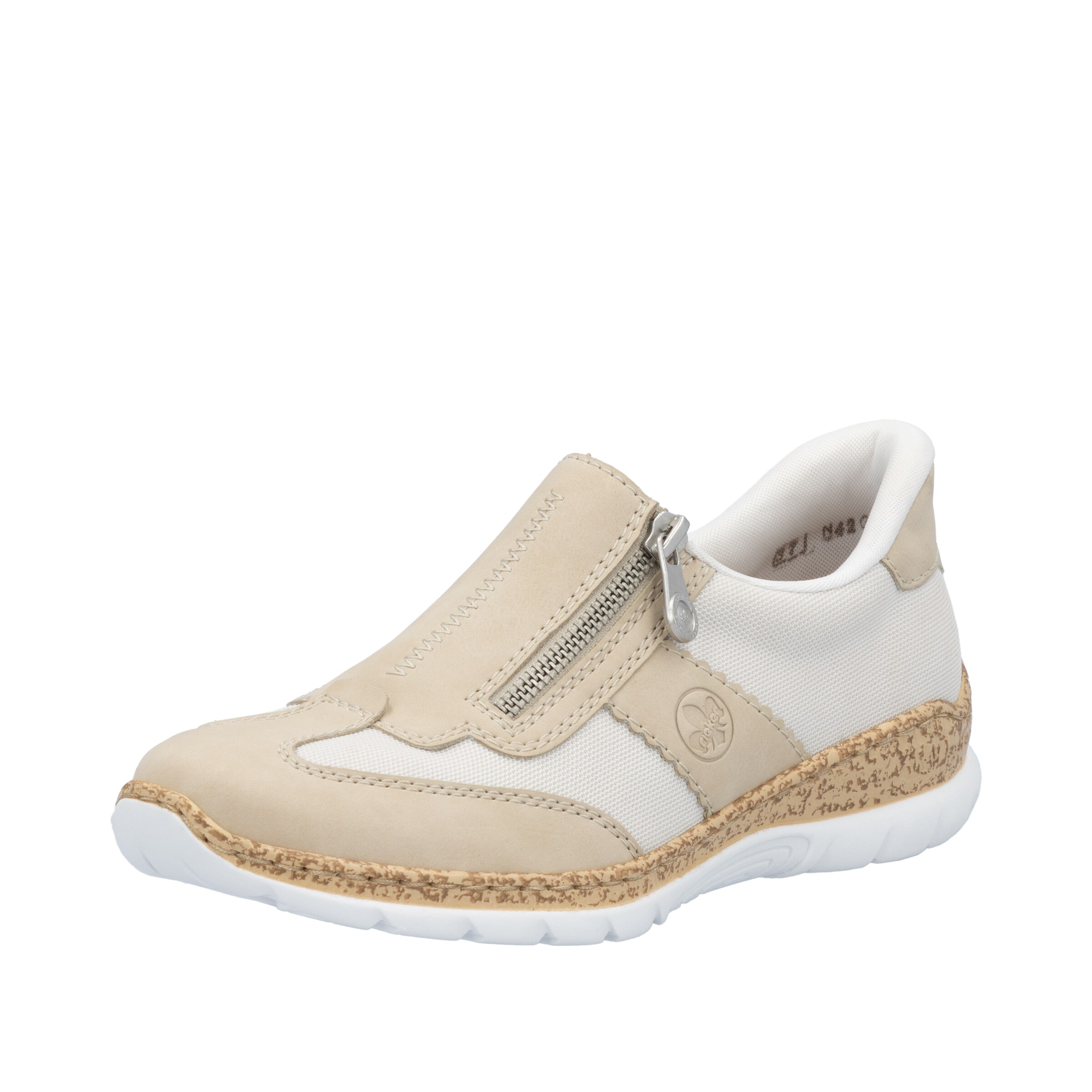 Slip on Rieker en beige : devant