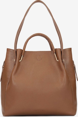 Kazar Handbag in Brown: front