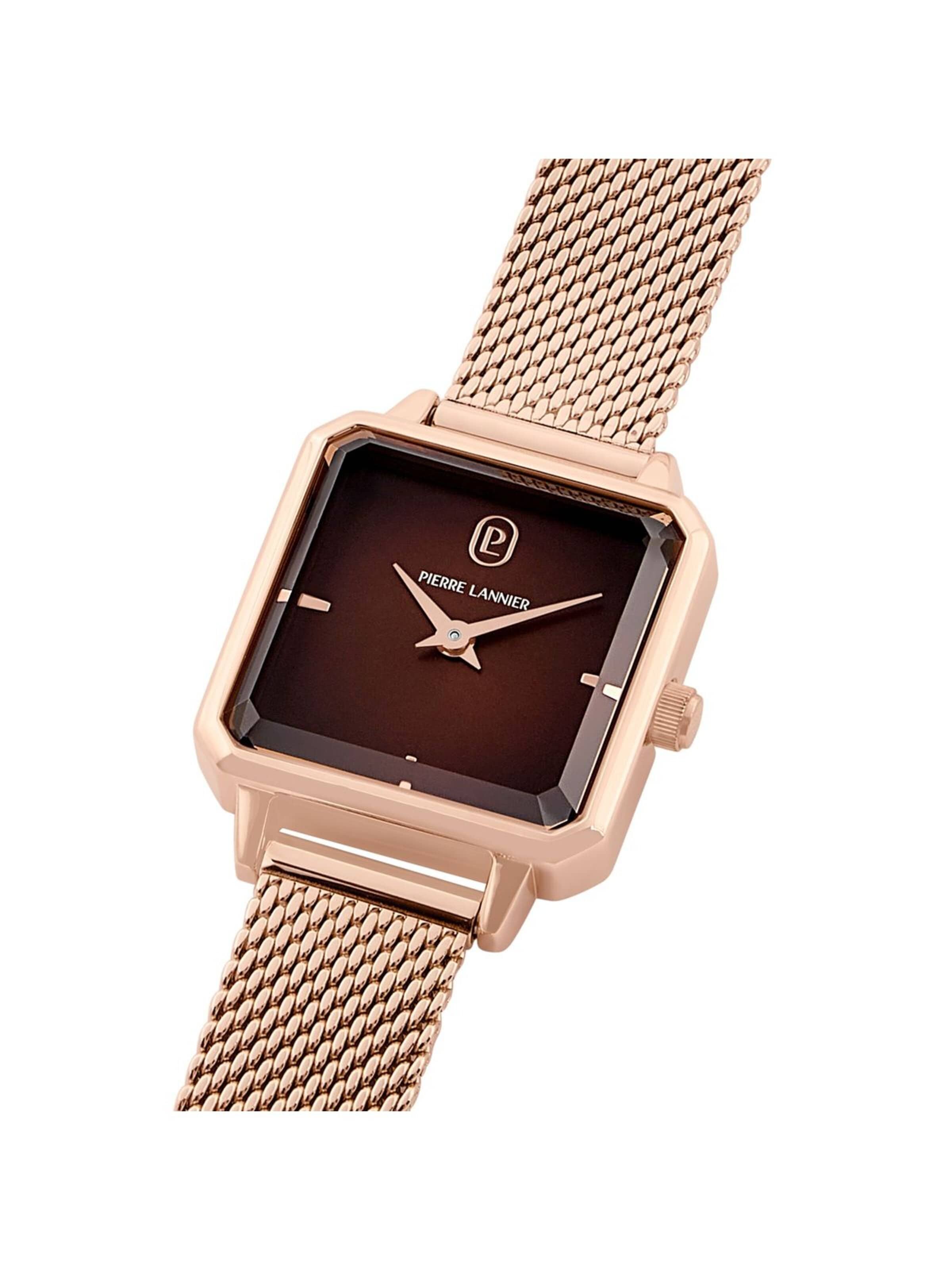 Montre à affichage analogique 'Pierre Lannier - Watch Leonor - Quartz watch movement' Pierre Lannier en marron