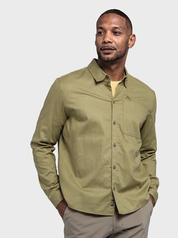 Fit confort Chemise fonctionnelle ' Urban Shirt Style Chanduy MNS ' Schöffel en vert : devant