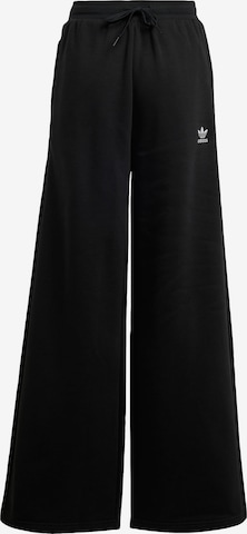 ADIDAS ORIGINALS Wide leg Pants 'Wide Leg' in Black: front