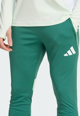 ADIDAS PERFORMANCE Slimfit Sportbroek 'Tiro 25 Competition' in Groen