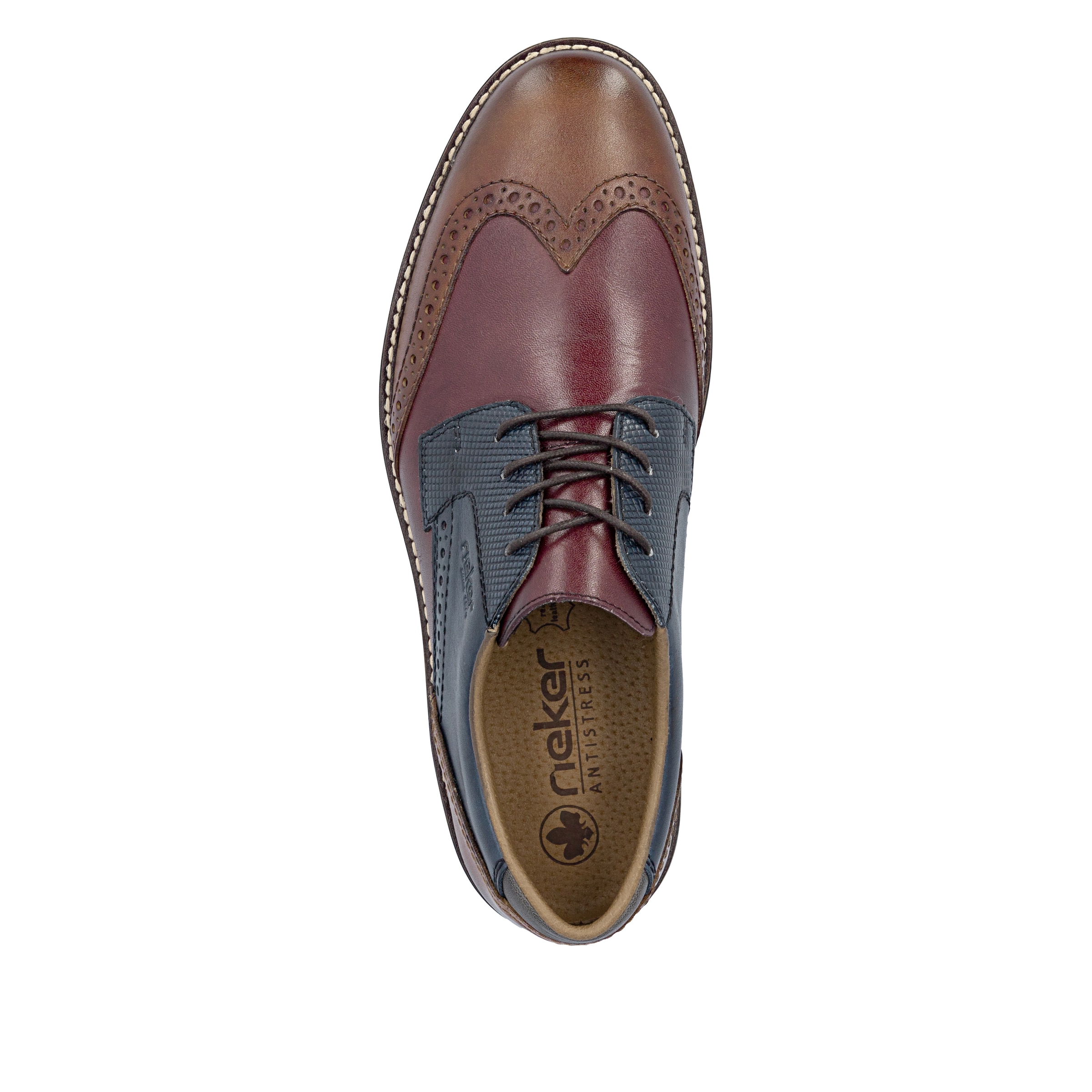 Chaussure à lacets Rieker en marron