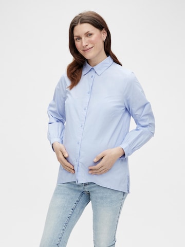 MAMALICIOUS Bluse 'Nanna' in Blau: predná strana