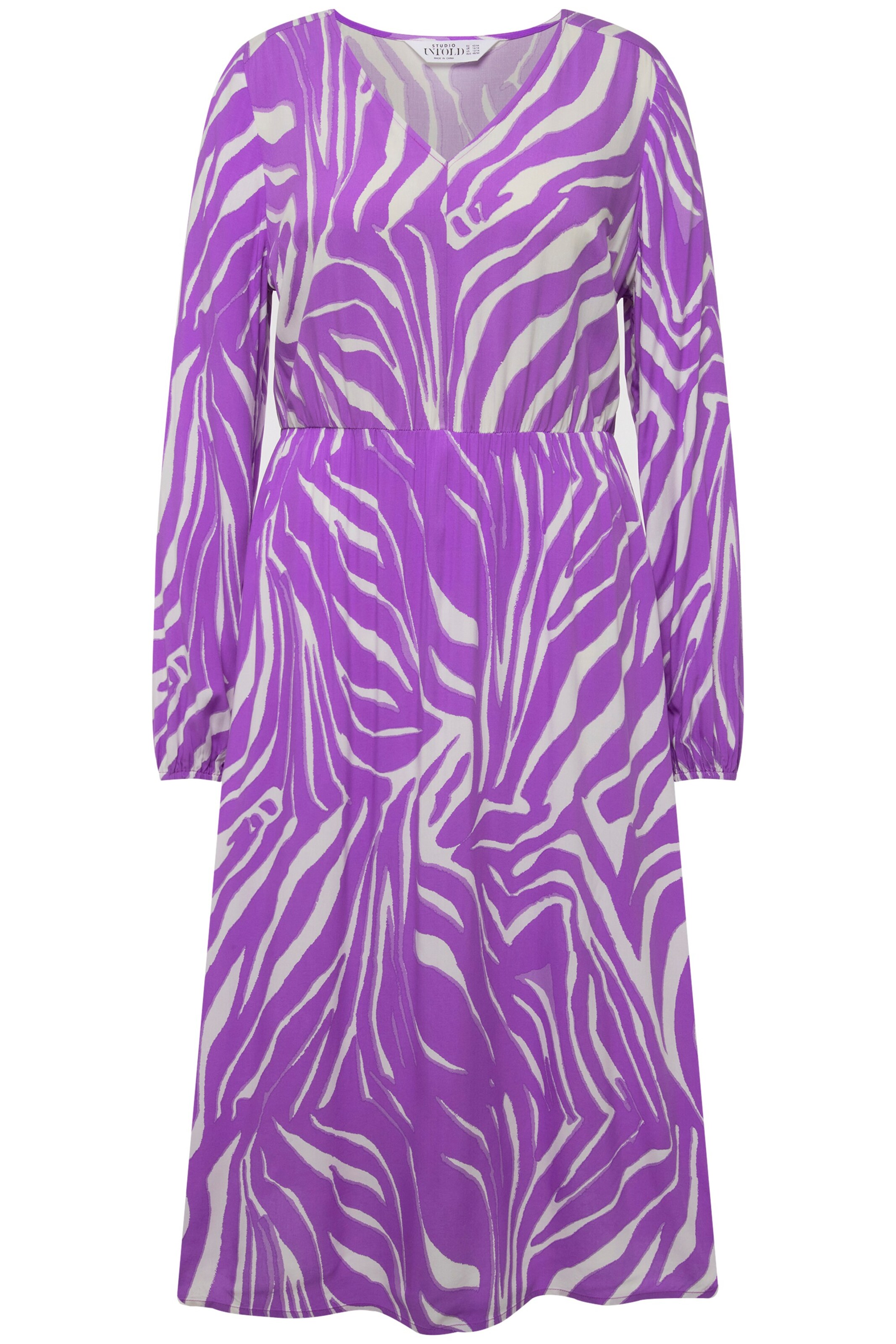 Studio Untold Jurk in Lila: voorkant