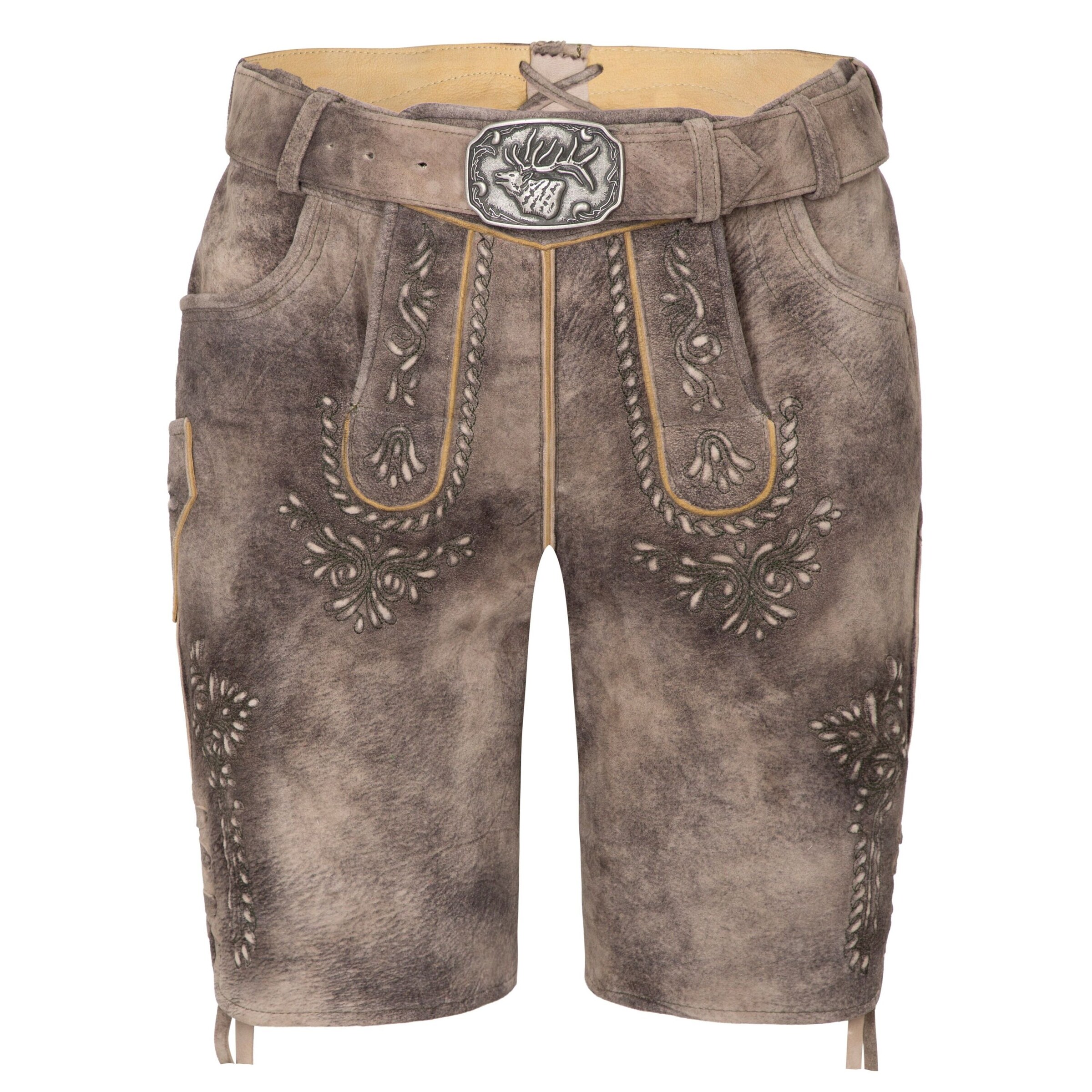 SPIETH & WENSKY Regular Klederdracht broek in Bruin: voorkant