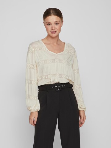 Vila Petite Blouse 'LEA' in Beige: voorkant