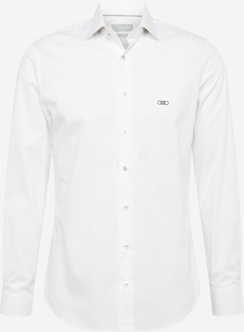 Coupe regular Chemise Michael Kors en blanc : devant