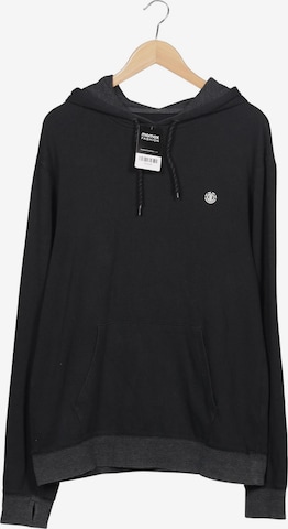 ELEMENT Kapuzenpullover L in Schwarz: Vorderseite