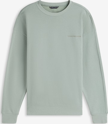 TOMMY HILFIGER Sweatshirt 'Essential' in Groen: voorkant