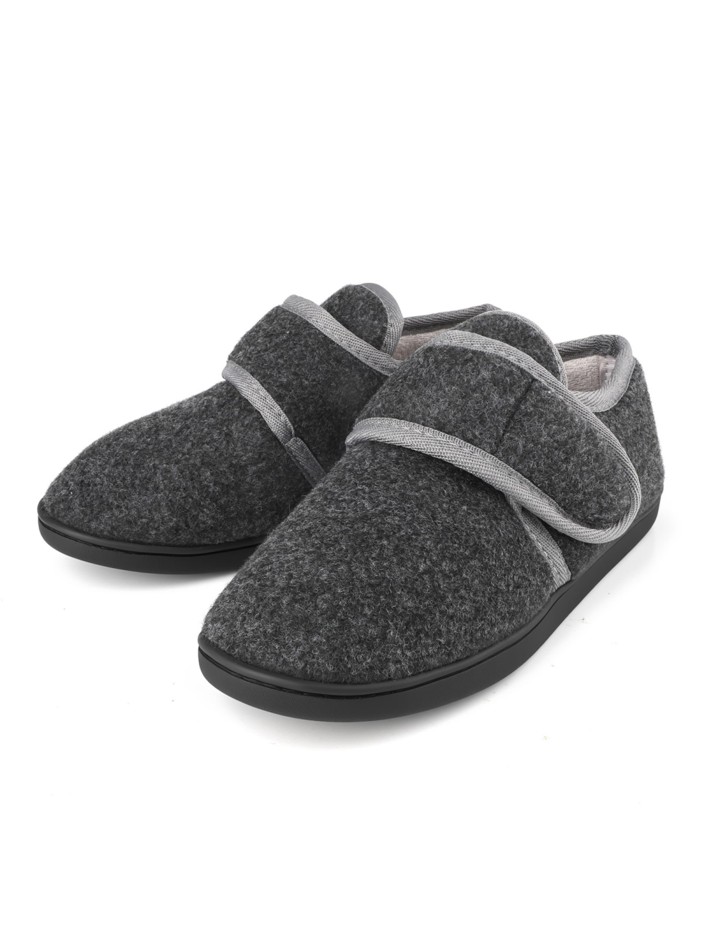 Tiestra Hausschuh‌‌‌‌‌‌‌ in Schwarz: Vorderseite