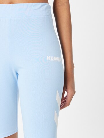 Hummel Skinny Športové nohavice 'Legacy' - Modrá