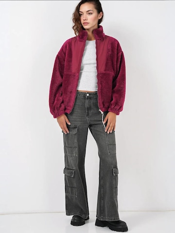 Veste en polaire Bigdart en violet