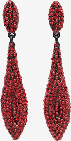 Boucles d'oreilles 'Ceciliana' AVANT-GARDE PARIS en rouge : devant