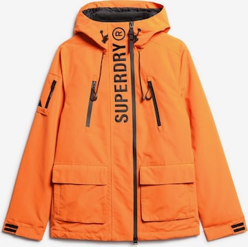 Veste mi-saison Superdry en orange : devant