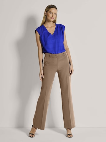 Wide Leg Pantalon à plis 'Palazzo' MADELEINE en beige