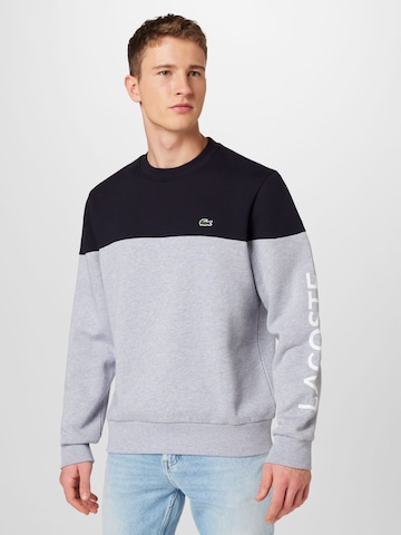 Sweat-shirt LACOSTE en bleu : devant