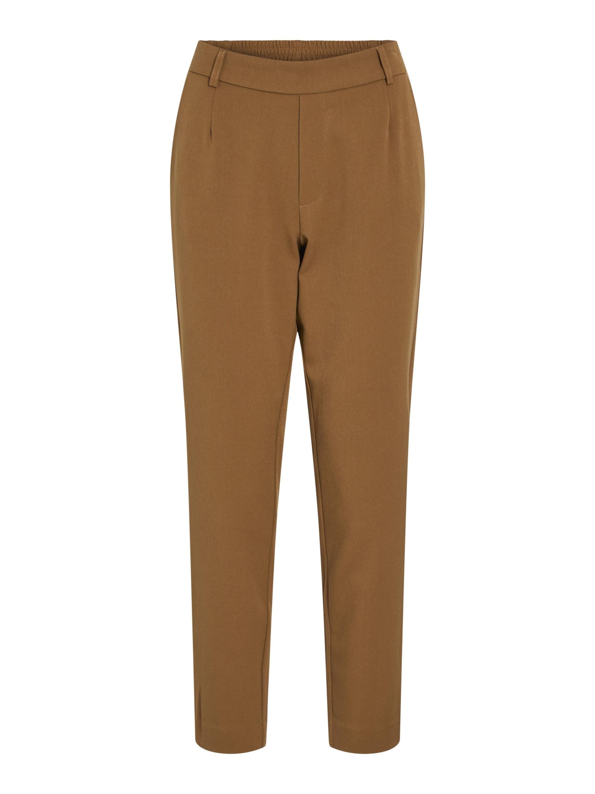 VILA Broek 'Varone' in Bruin: voorkant