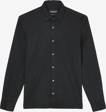 Marc O'Polo Regular fit Button Up Shirt in Black: front