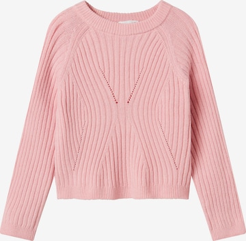 rožinė NAME IT Megztinis 'NKFRIKINE': priekis