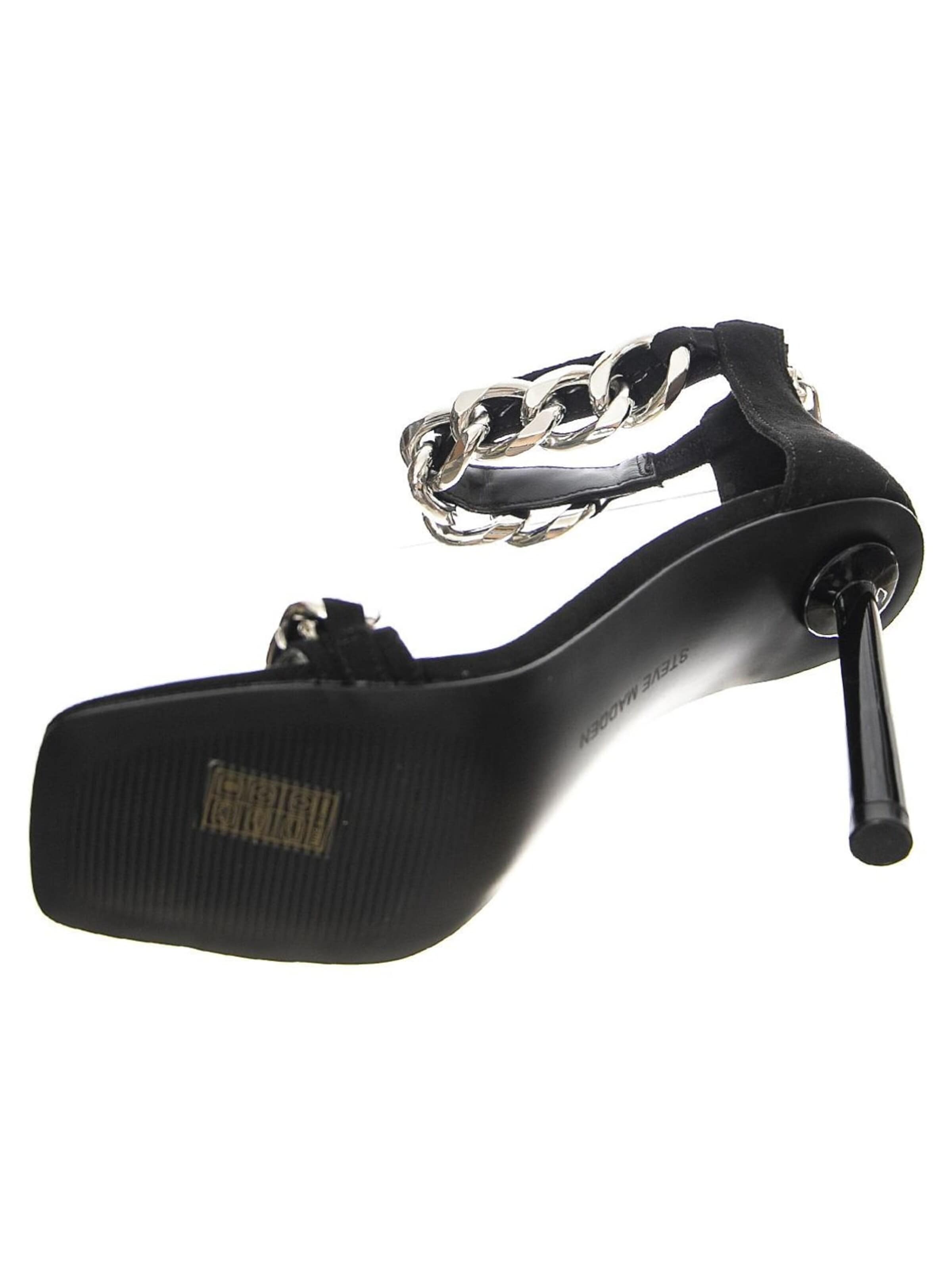 Sandalo 'Womens Joisted Black Sued Sandals' di STEVE MADDEN in nero