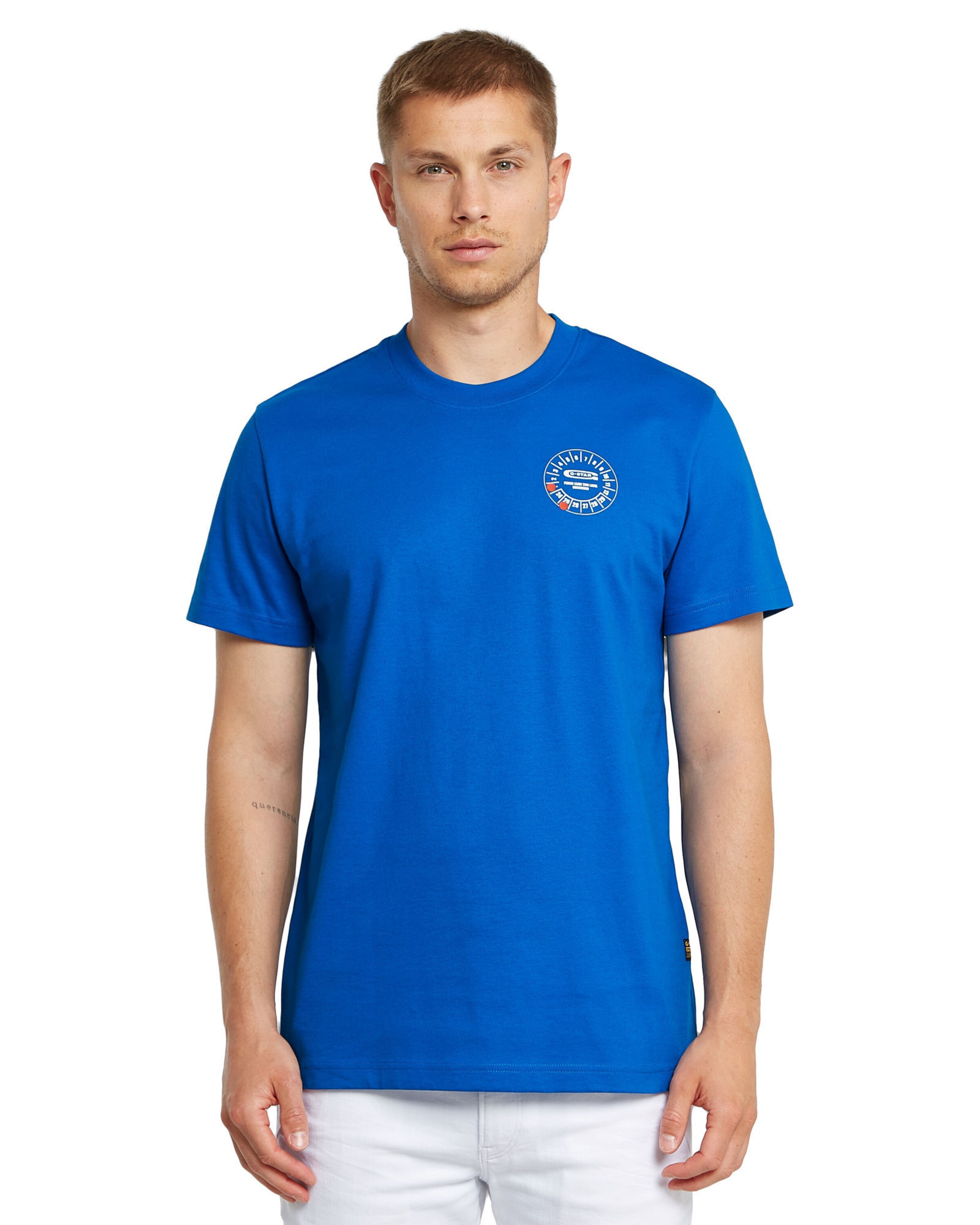 G-STAR Shirt 'Gauge' in Blue: front