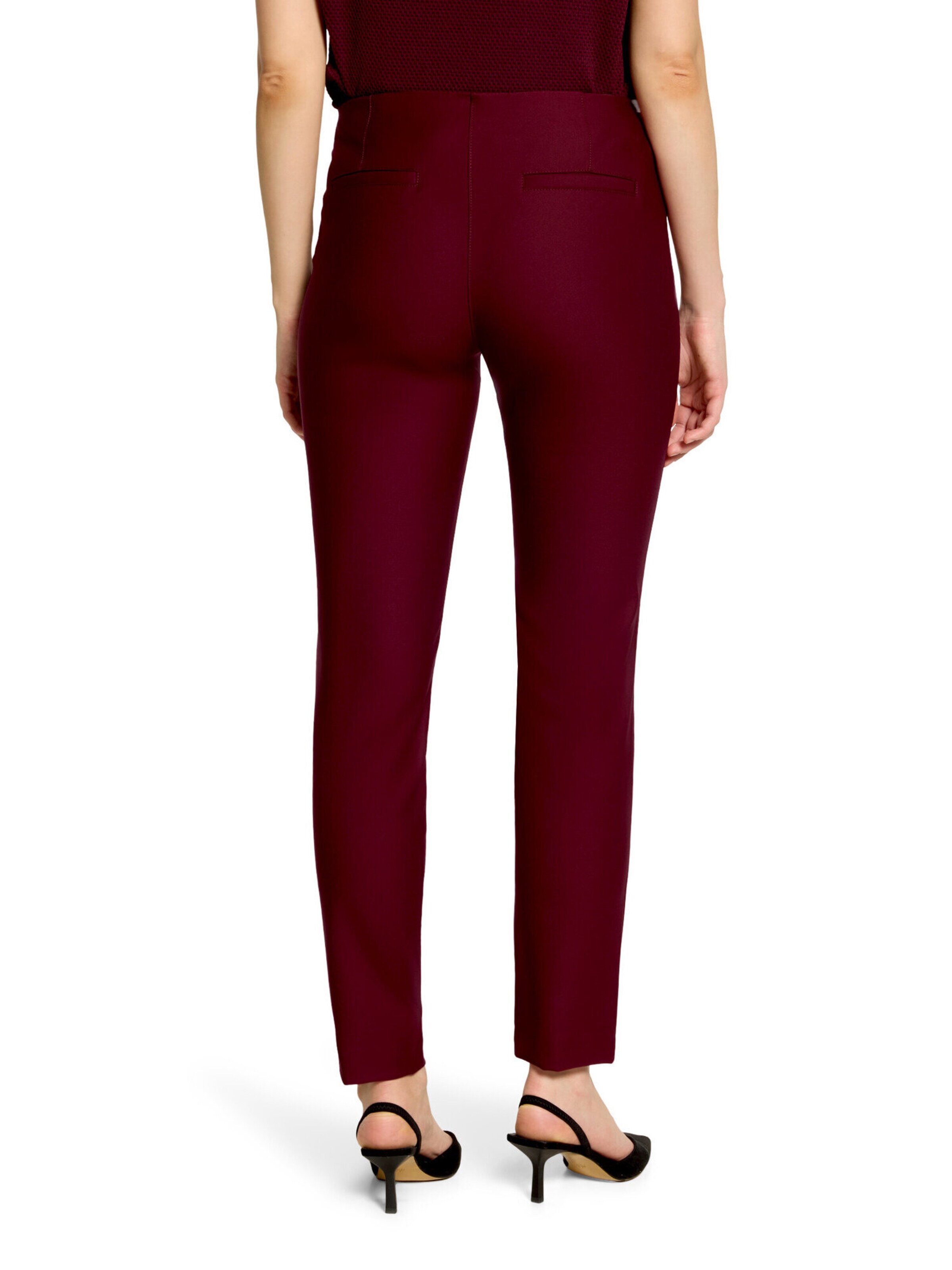 Coupe slim Pantalon Betty Barclay en rouge
